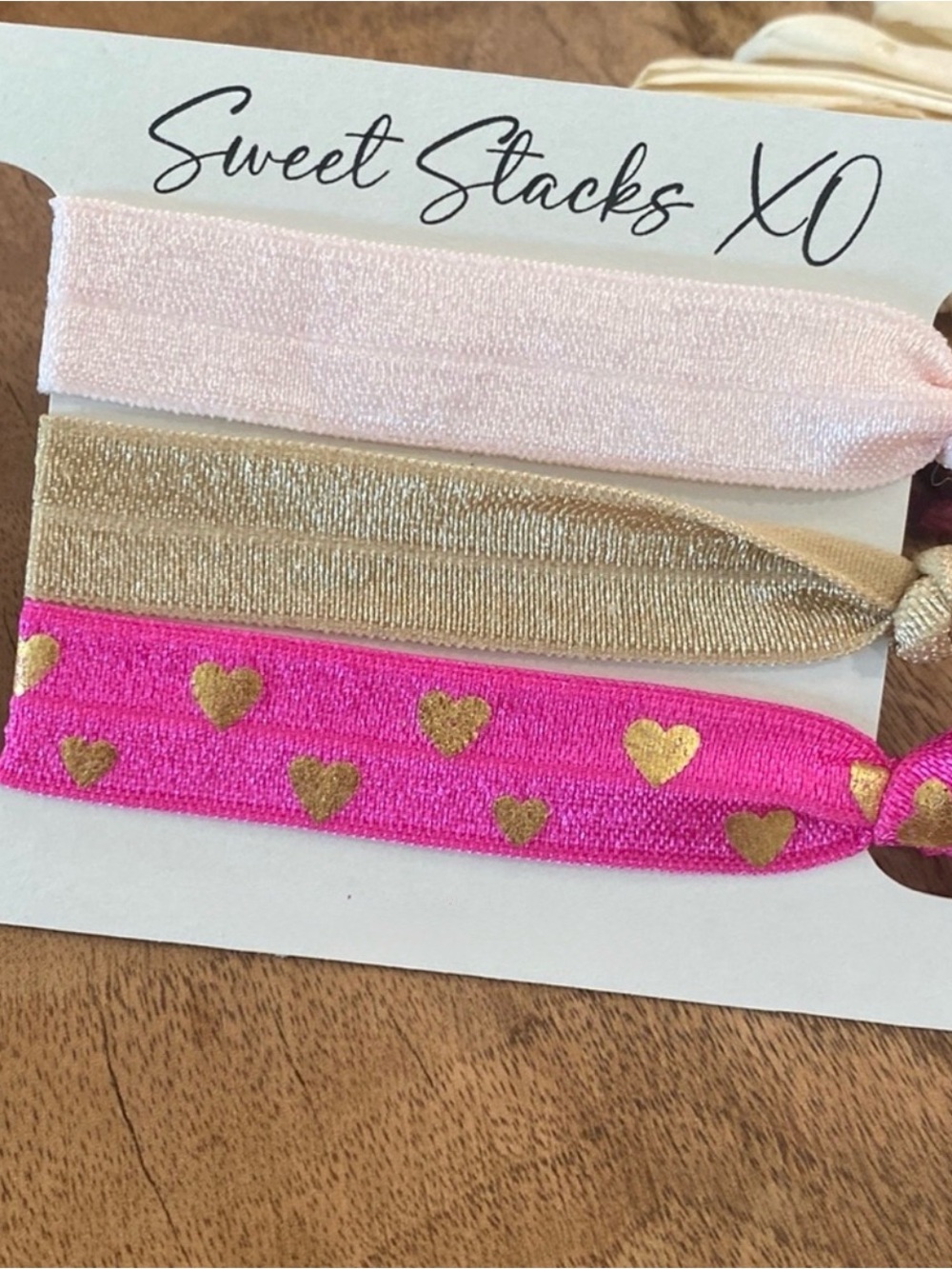 Modern Boho Hair Tie & Bracelet Combo